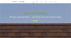 Desktop Screenshot of hausundraum.ch